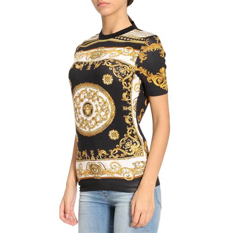 blusa versace donna|versace shirt.